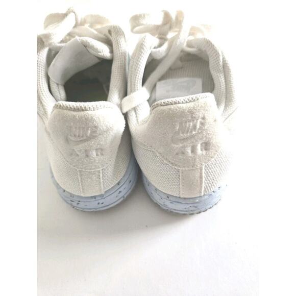 Nike AF1 Crater Flyknit White/White-Pure Platinum DC7273-100 Women's Size 9 - Picture 6 of 14